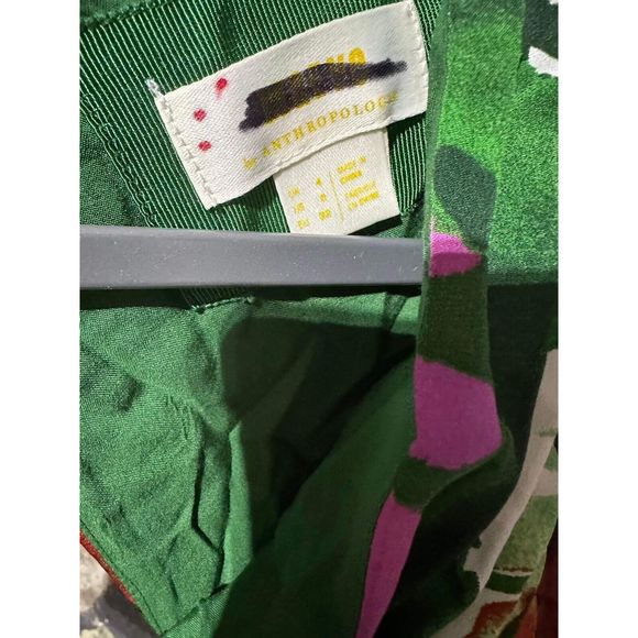 New Anthropologie By Anthropologie Pleated V-Neck Dress Size 0 - Picture 5 of 7